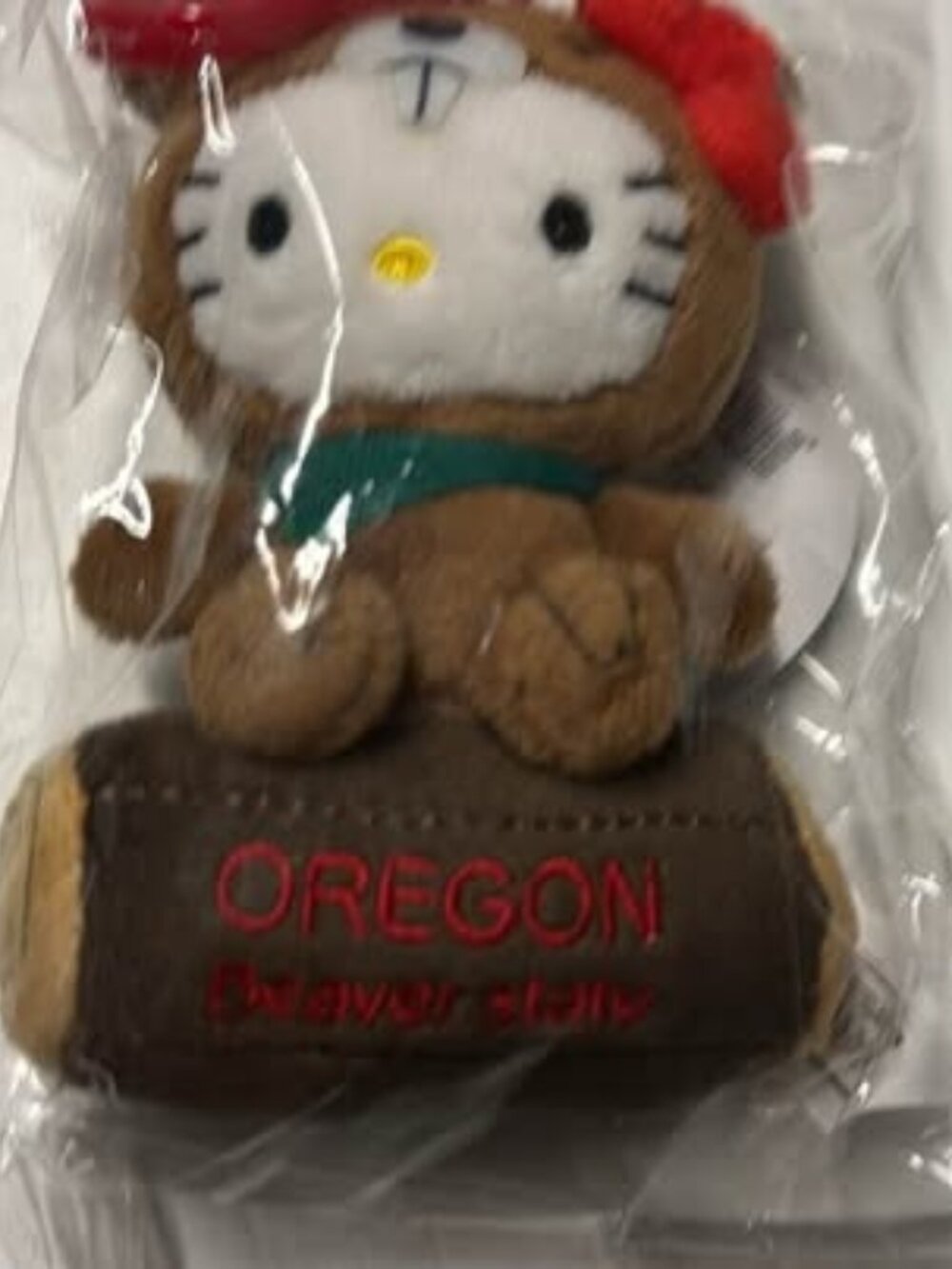 Hello Kitty Kinokuniya Beaver State Oregon Limited Keychain